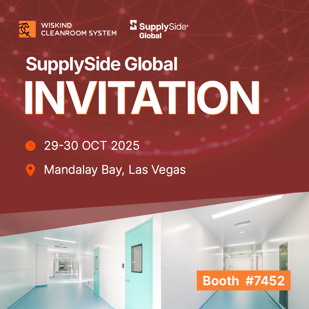 A Wiskind Cleanroom convida-o para a SupplySide Global 2025!