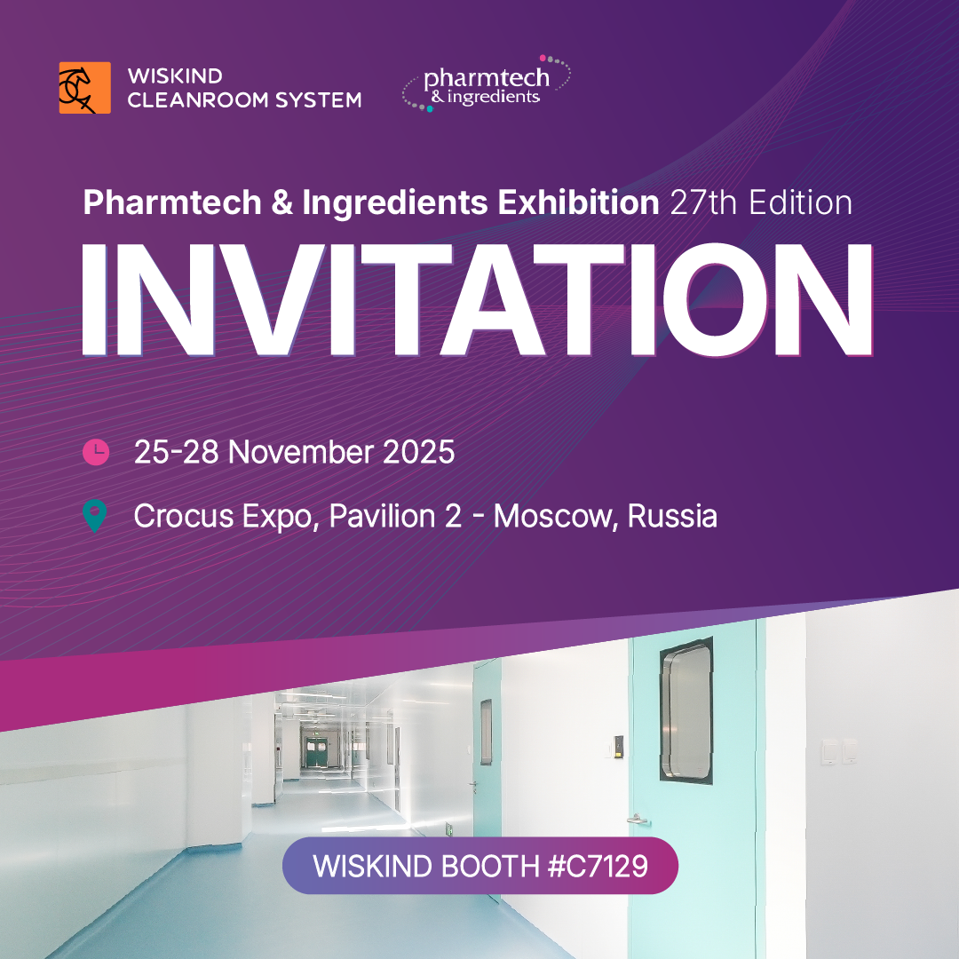 Descubra as inovações da WISKIND na Pharmtech & Ingredientes 2025 em Moscou
